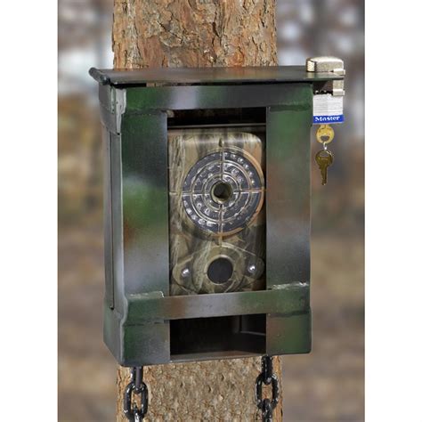 wildlife game camera steel ammo box|trail camera security box.